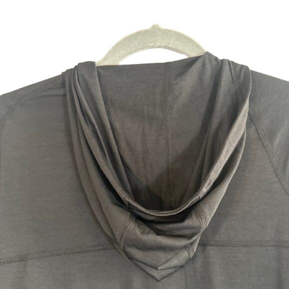 Puma Black Hooded Cropped Lightweight Casual Athletic Jacket Women Sz S - Picture 11 of 12